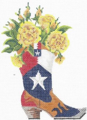 Yellow Rose O' Texas in a Boot