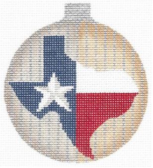 State O' Texas Ball Ornament