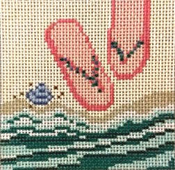 Coral Flip Flops