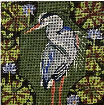 Heron in Greens