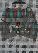 Snowman Oval Ornament