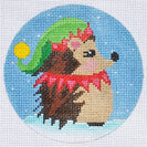 Elf Hedgehog Ornament