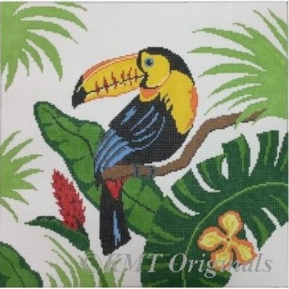 Tucan in Leaves