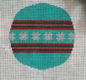 Teal and Pink with Stars in Center