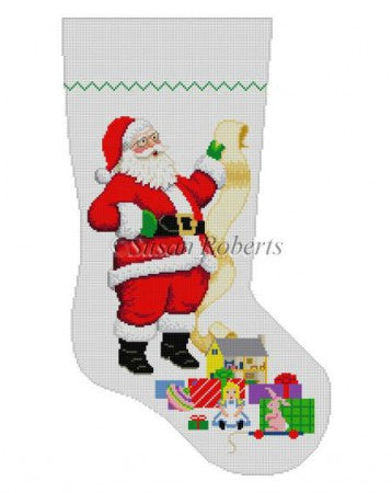 Santa With List - Girl Toys
