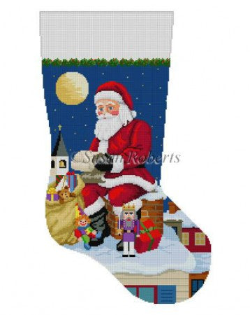 Santa Reading List On Chimney