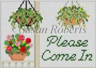 Please Come In - Hanging Baskets