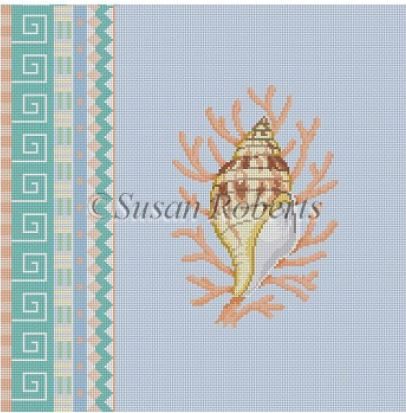 Geo Pattern Tulip Shell