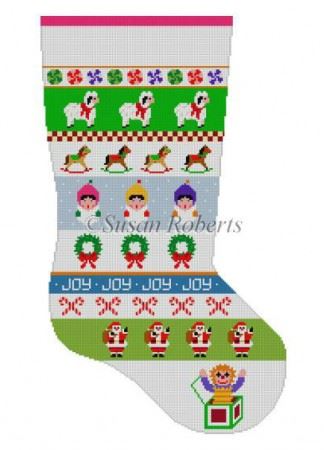 Caroler Stripe Stocking