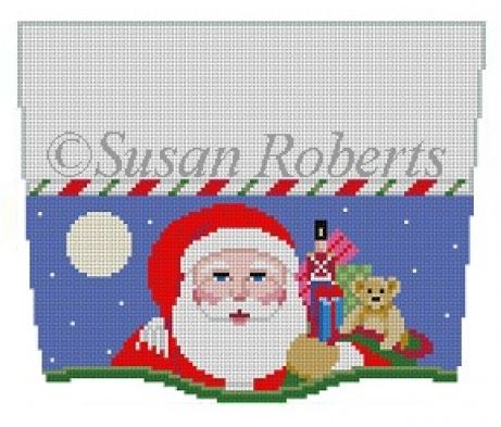 Santa & Bag Stocking Topper