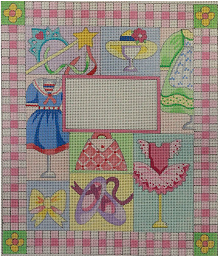 Girls Dressing Birth Announcement