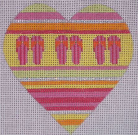Flip Flop Heart - Tickled Pink Series 