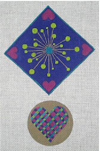 Circle and Square Ornament