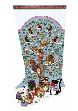Woodland Christmas Stocking