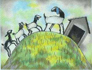 Goats on a Hill