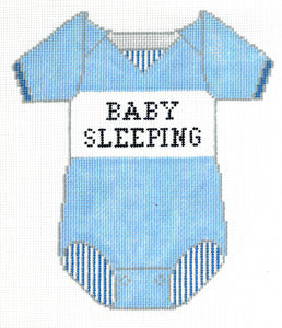 Onesie - Baby Sleeping Blue