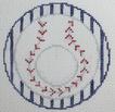 Monogram Round - Baseball