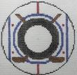 Monogram Round - Hockey