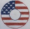 Monogram Round - Flag