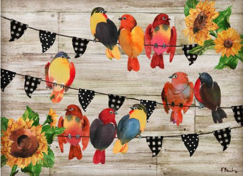 Farmhouse Birds Horzontal
