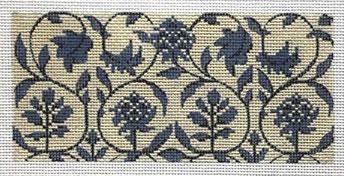 Blue Toile Wallet