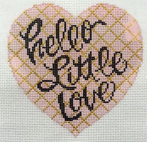 Hello Little Love - Pink Heart