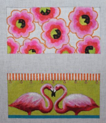 Fllamingo/Floral - Double Eyeglass Case