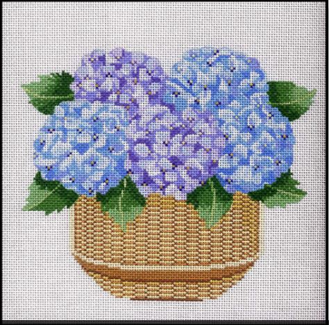 Nantucket Basket w/Hydrangea