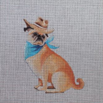 Pug Cowboy
