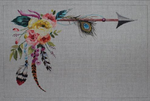 Boho Arrow and Fowers 