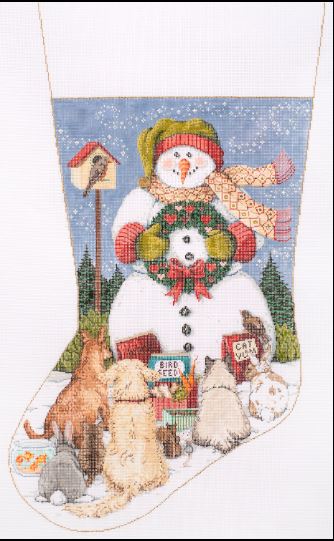 Snow Gathering Stocking