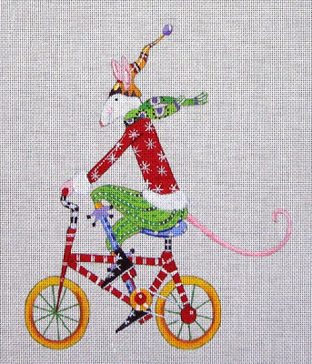 Mouse on Bicycle