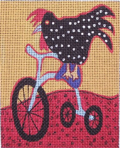 Rooster on Tricycle