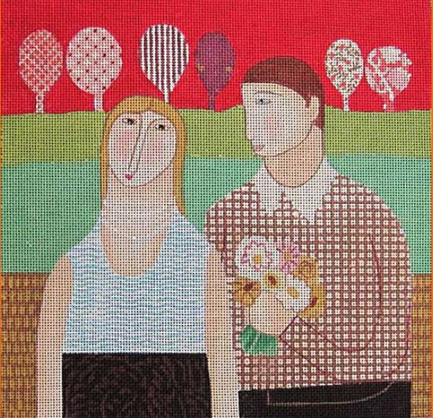Girl with Admirer