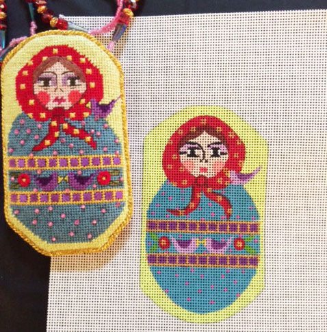 Russian Doll Scissor Case  - Stitch Guide