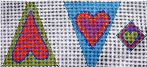 Hearts Scissor Case and Fob