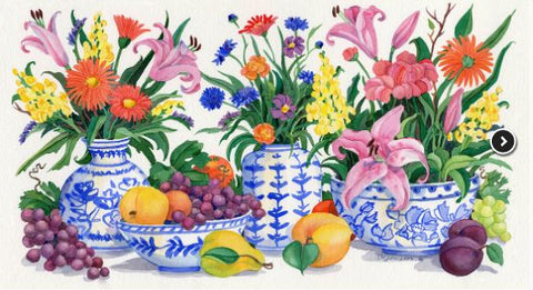 Still Life with Flowers and Fruit