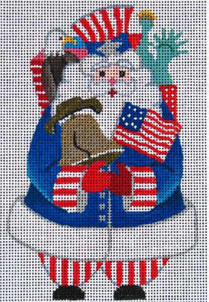 Patriotic Santa