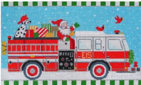 Christmas Fire Truck  