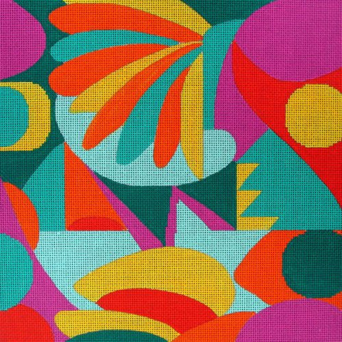Fans Geometric - Festive