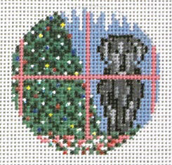 Black Lab Ornament - 13M