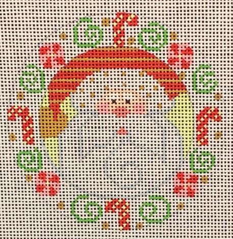 Santa with Candy Canes