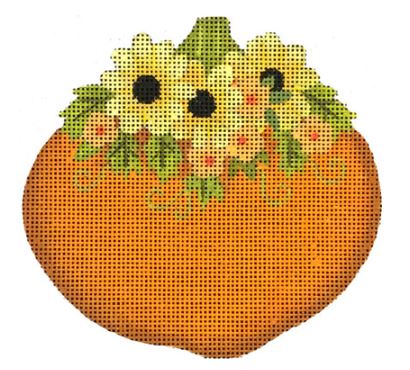 Pretty Pumpkin - Yellow Daisies