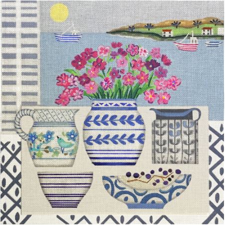 Blue & White Pots