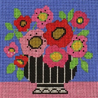 Pink Mod Flowers