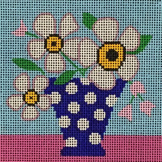 White Mod Flowers