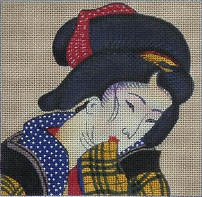 Geisha with Hair Ornament