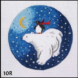 Penguin Riding Polar Bear
