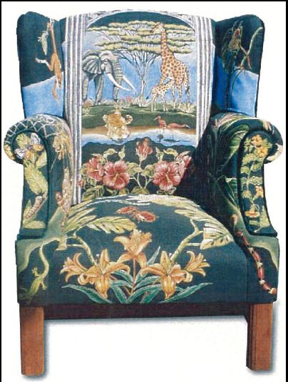 Jungle Scenes ChildÃ¢â‚¬â„¢s Wing Back Chair