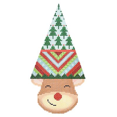 Reindeer Cone - Rudy (stripes)